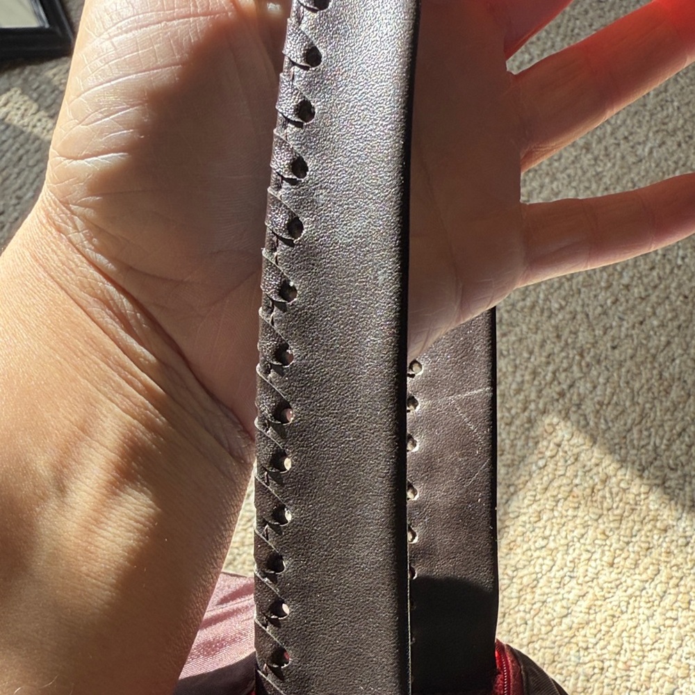 THE SAK Red Woven Knit Purse - Picture 14 of 16